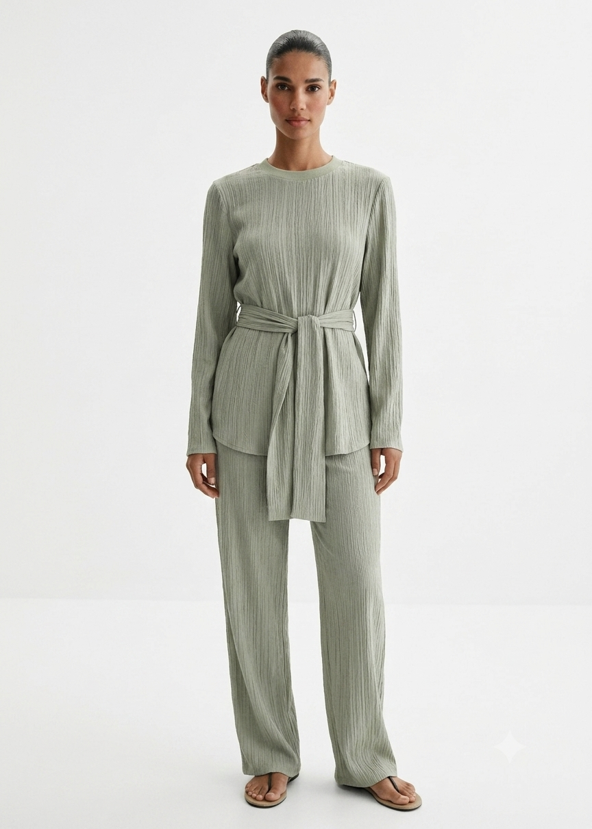 TIE-WAIST CO-ORD