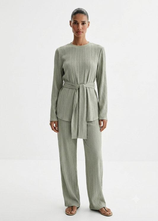 TIE-WAIST CO-ORD