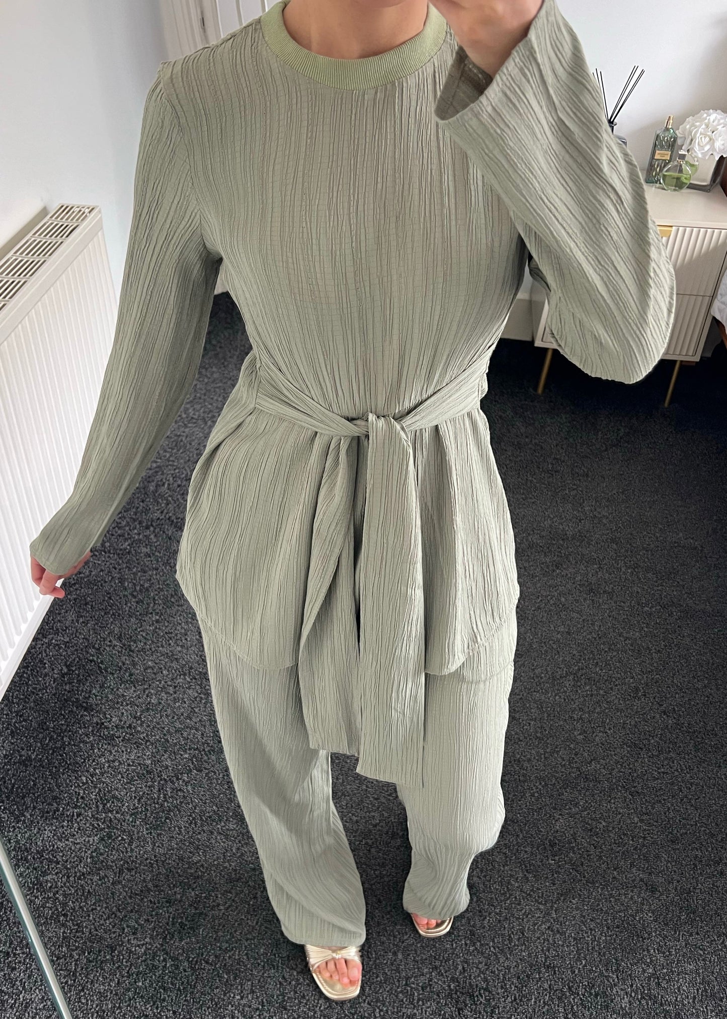 TIE-WAIST CO-ORD