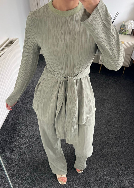 TIE-WAIST CO-ORD
